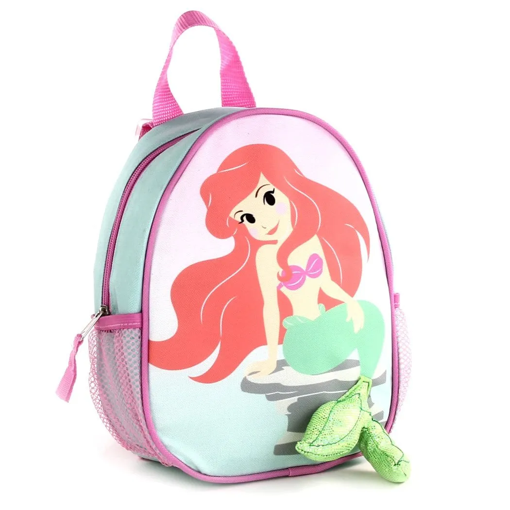 Personalized Ariel The Little Mermaid 10 Inch Mini Backpack with Harness