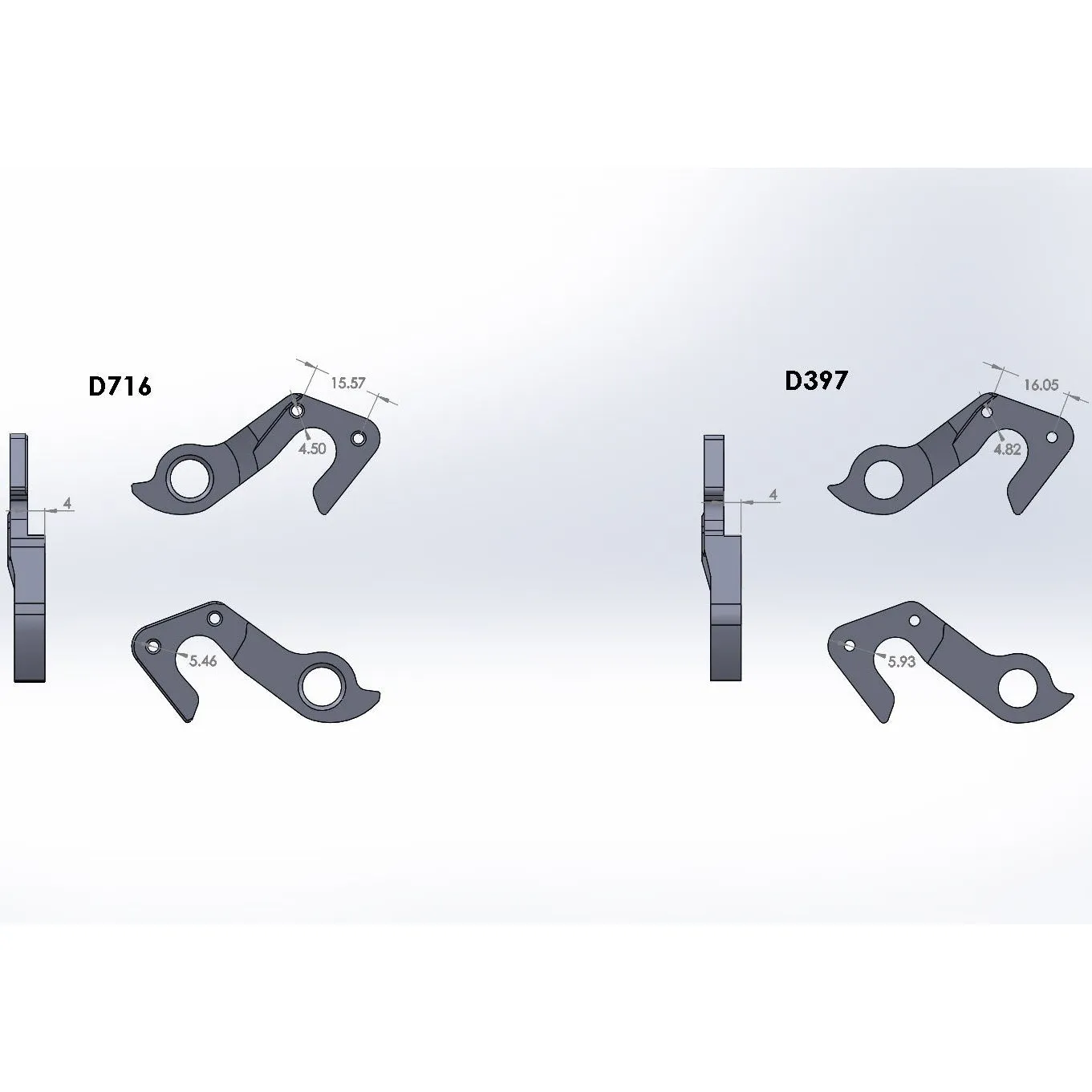 Pilo D716 Derailleur Hanger