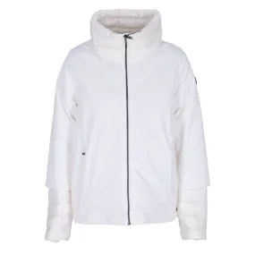 Piumino Donna Colmar Tre Strati Effetto Raso Bianco