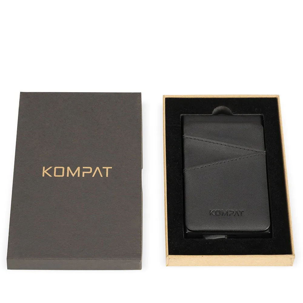 Portacarte KOMPAT linea Kompat F con RFID Colore Nero Carbon