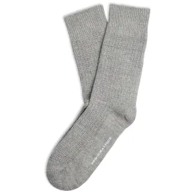 Relax Waffle Knit Supermelange Socks Knit Supermelange Light Grey Melange