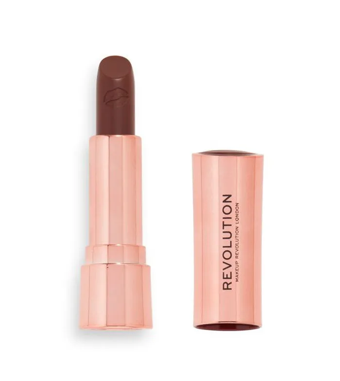 Revolution - Barra de Labios Satin Kiss - Brown Sugar