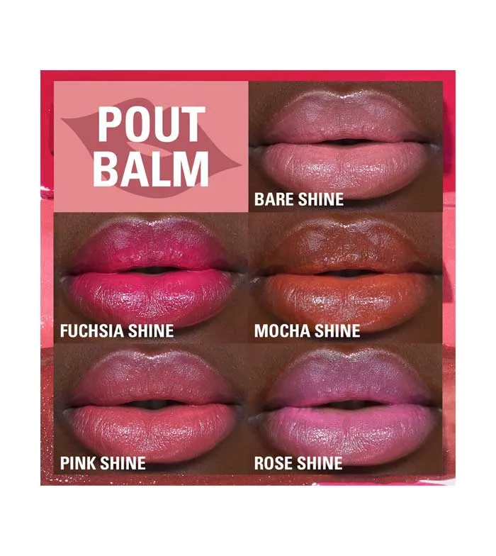 Revolution - Bálsamo labial Pout Balm - Rose Shine