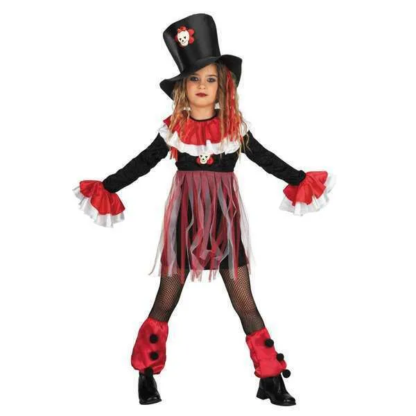 Ringleada Girls Clown Costume Size 10-12