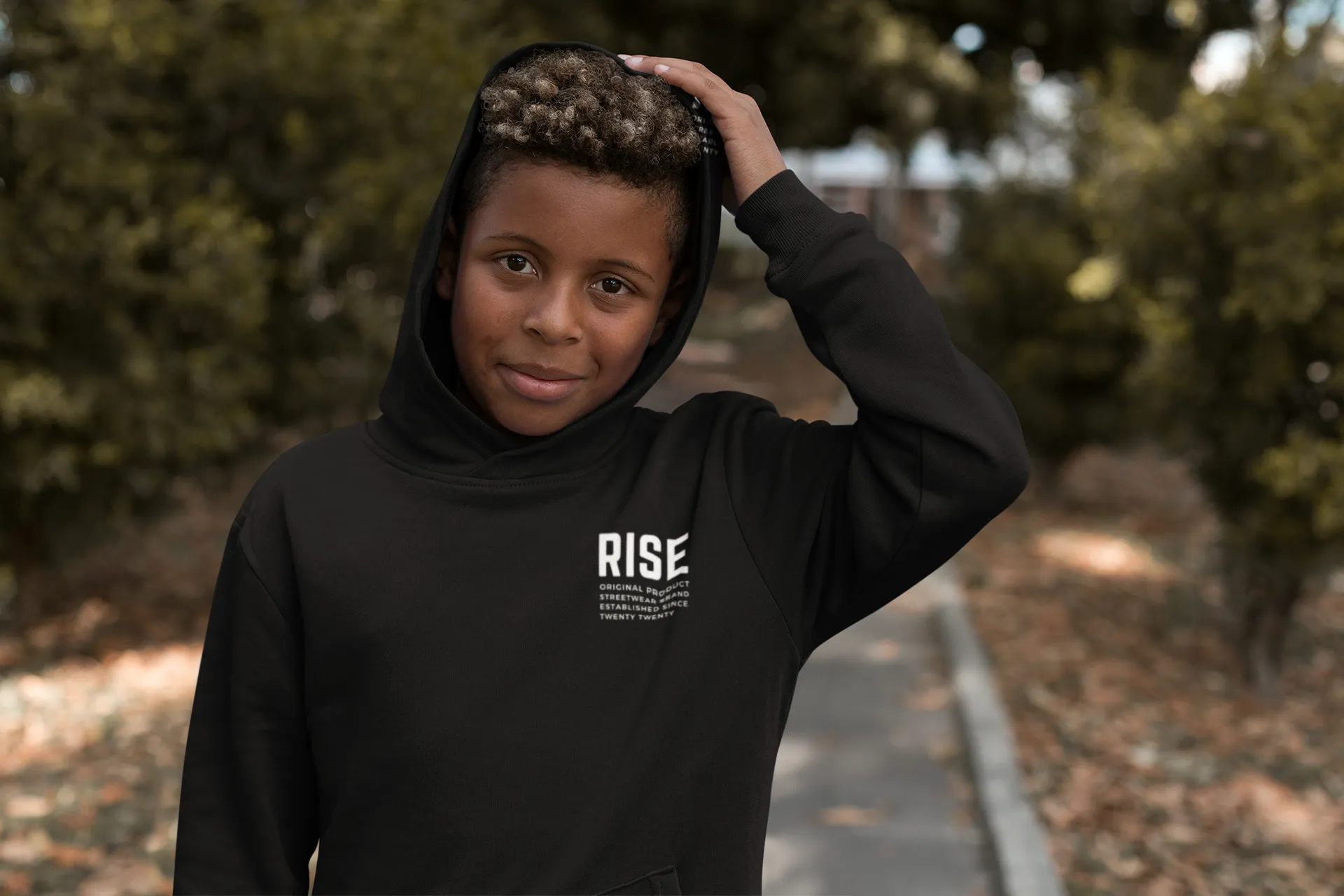 RISE EST.2020 Hoodie for Boys