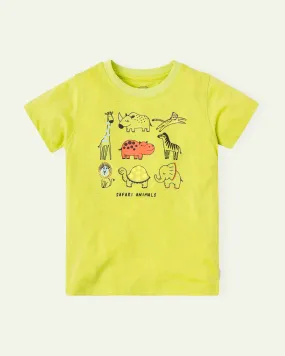 Safari Animals Graphic T-Shirt