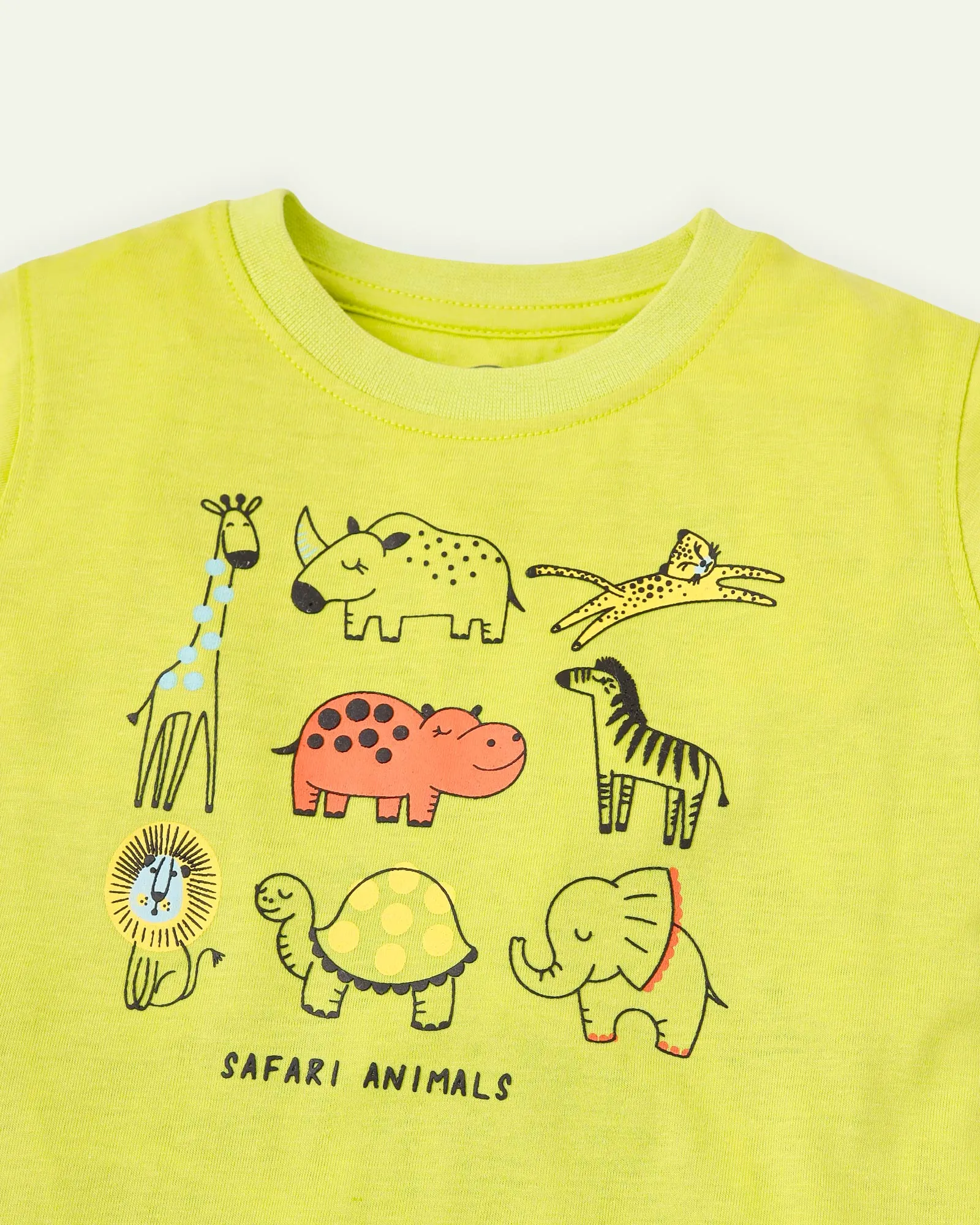 Safari Animals Graphic T-Shirt