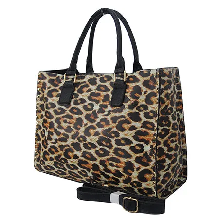 SALE! Wild Leopard NGIL Faux Leather 2-IN-1 Tassel Bag