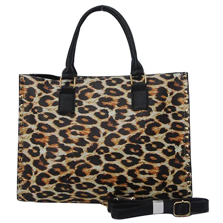 SALE! Wild Leopard NGIL Faux Leather 2-IN-1 Tassel Bag