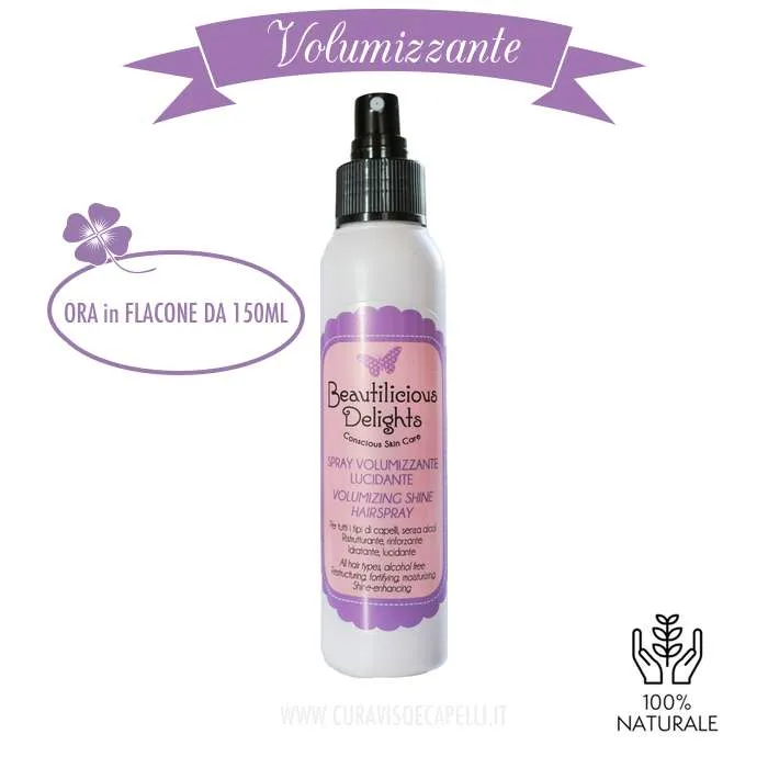 Spray Volumizzante Lucidante Capelli Fini