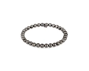 Stirata Rhodium Bracelet 6mm - 6.5"