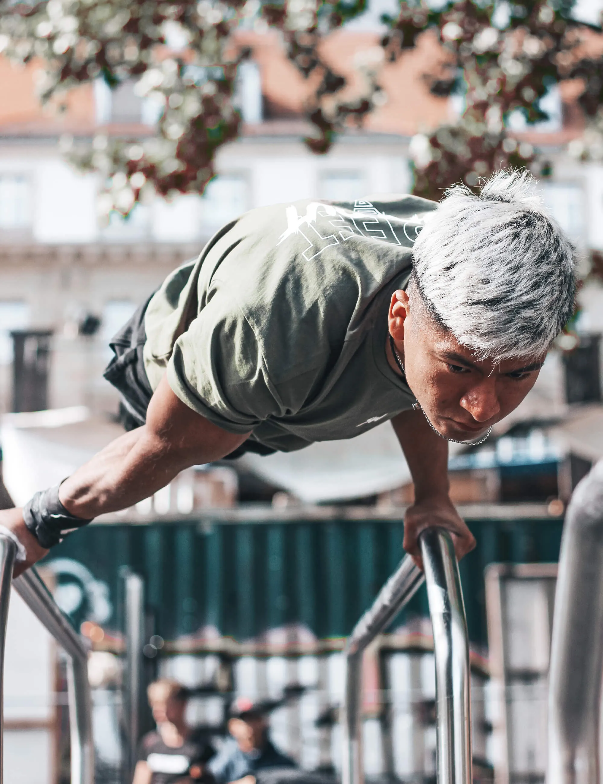 Street Workout Oversized Shirt Men