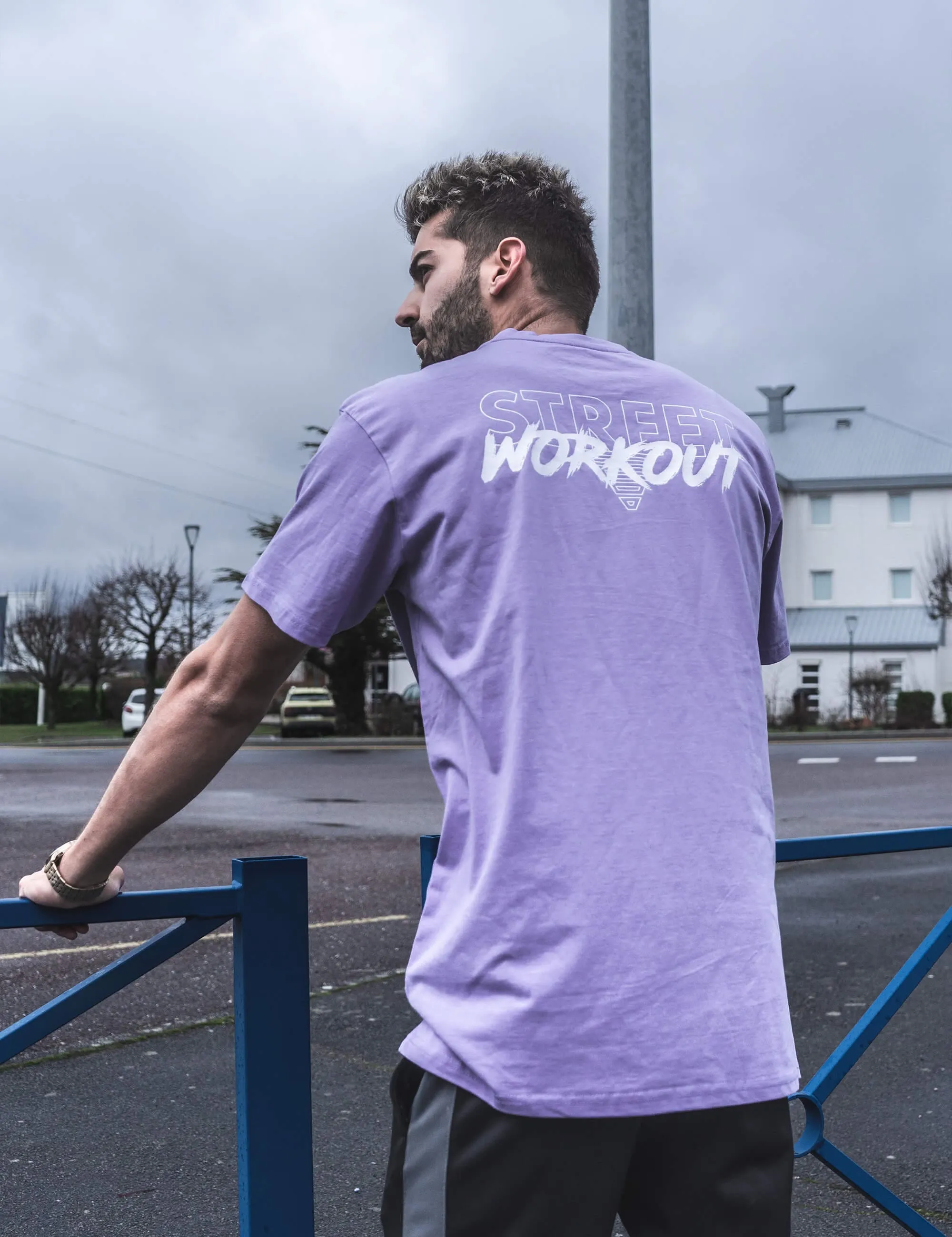 Street Workout Oversized Shirt Men