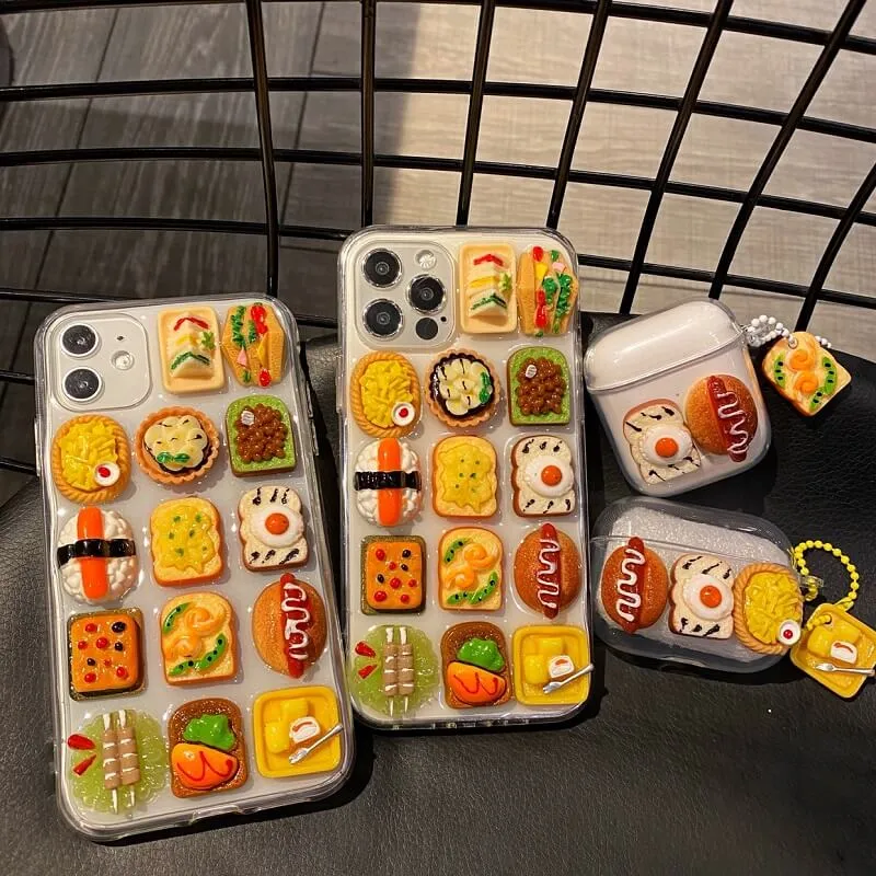 Three dimensional food iphone case by0071