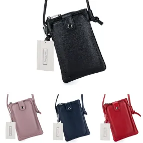 Women's genuine cowhide leather handphone bag Mirren Pouch design