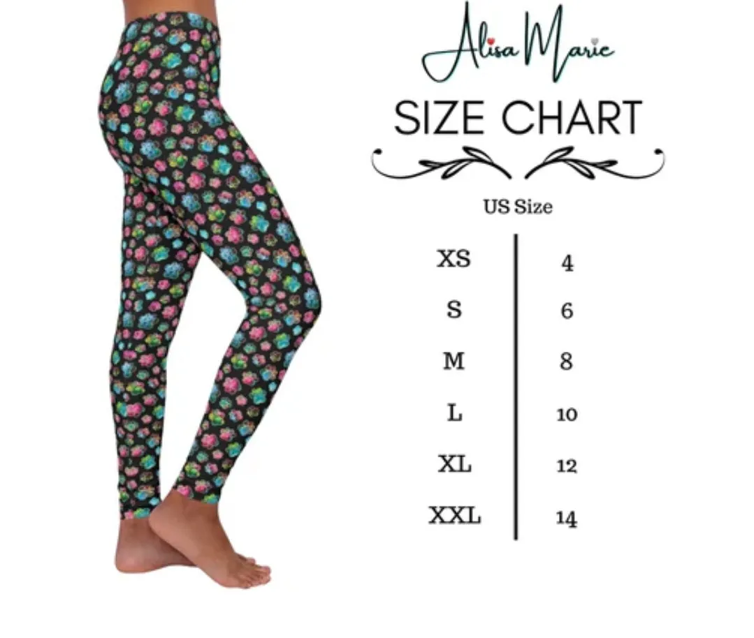 Women's Spandex Leggings - Angel Paws