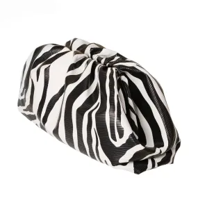 Zyla Zebra Dumpling Bag